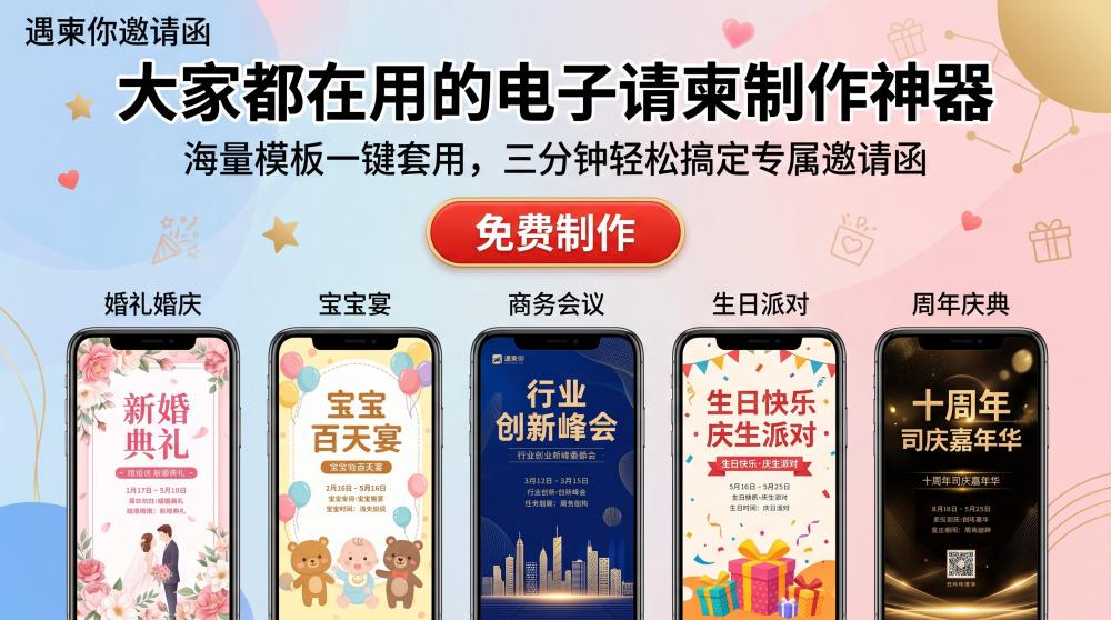 开业电子邀请函封神指南！添加门店定位导航，客人再也不迷路✨